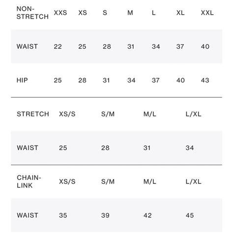 tory burch belt size guide.